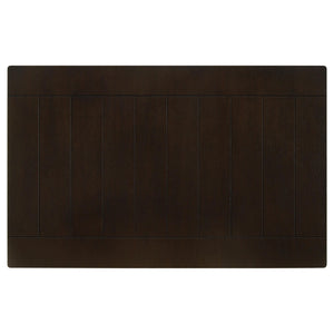Juego de mesa de comedor rectangular Dalila de 6 piezas Capuchino
