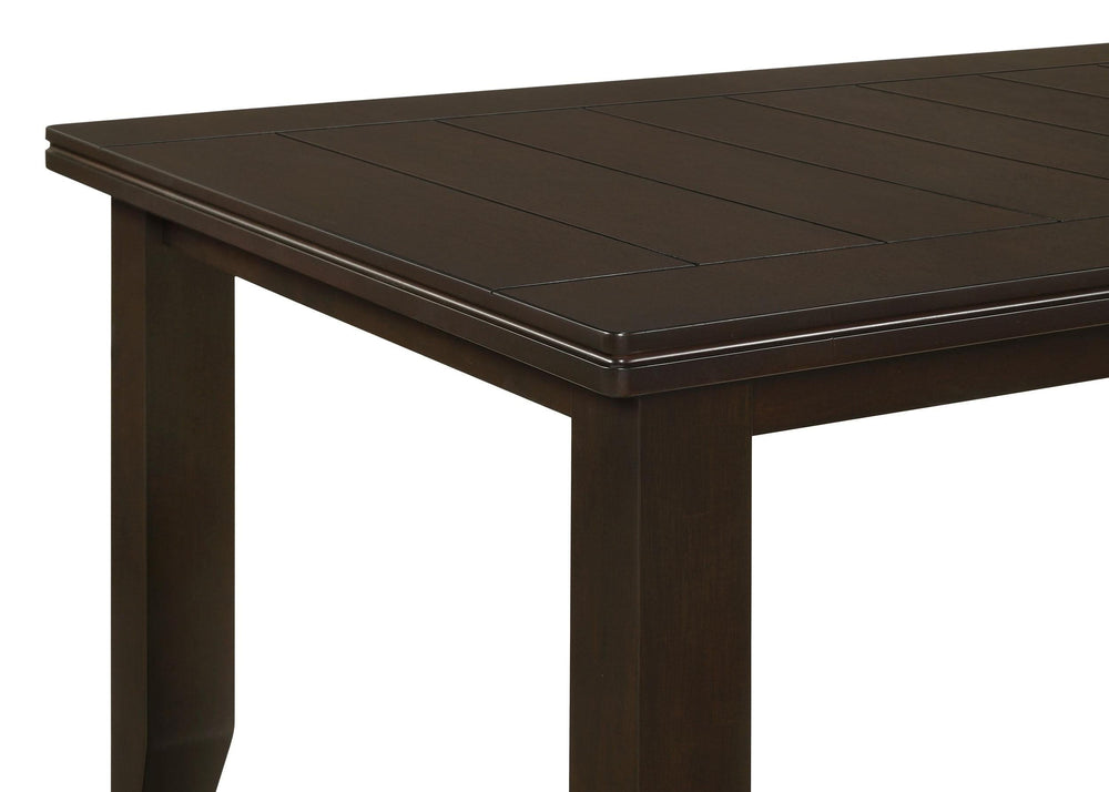 Juego de mesa de comedor rectangular Dalila de 6 piezas Capuchino