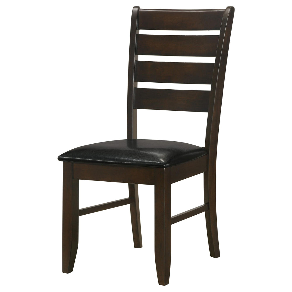 Silla de comedor de madera Dalila color capuchino (juego de 2)