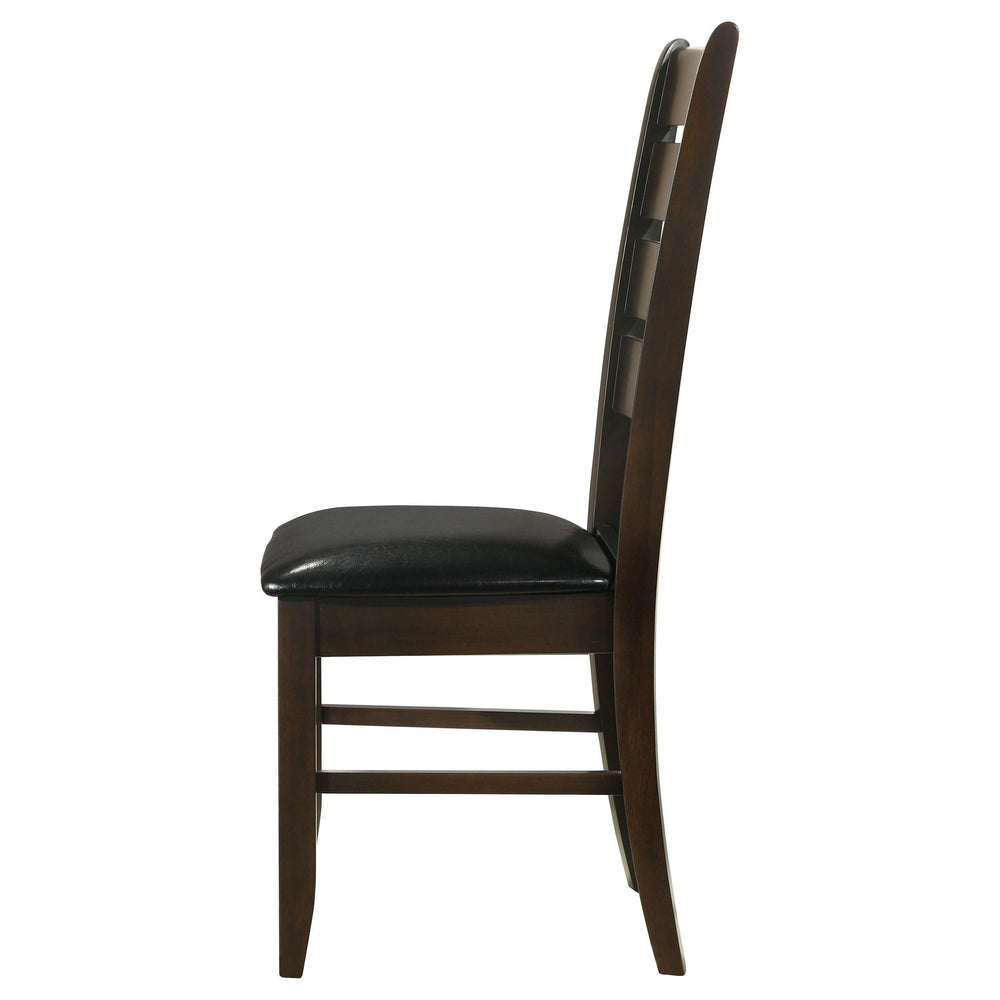 Silla de comedor de madera Dalila color capuchino (juego de 2)