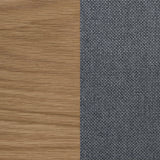 Silla de comedor tapizada en tela Sharon, color marrón (juego de 2)