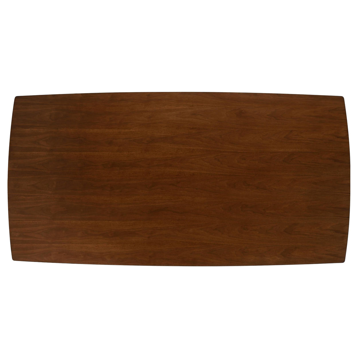 Juego de mesa de comedor rectangular Malone de 7 piezas en nogal oscuro