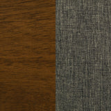 Juego de mesa de comedor rectangular Malone de 7 piezas en nogal oscuro