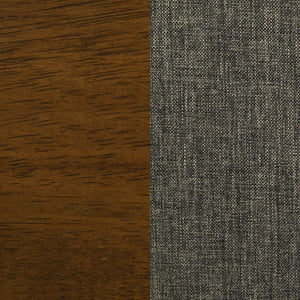 Juego de mesa de comedor rectangular Malone de 7 piezas en nogal oscuro