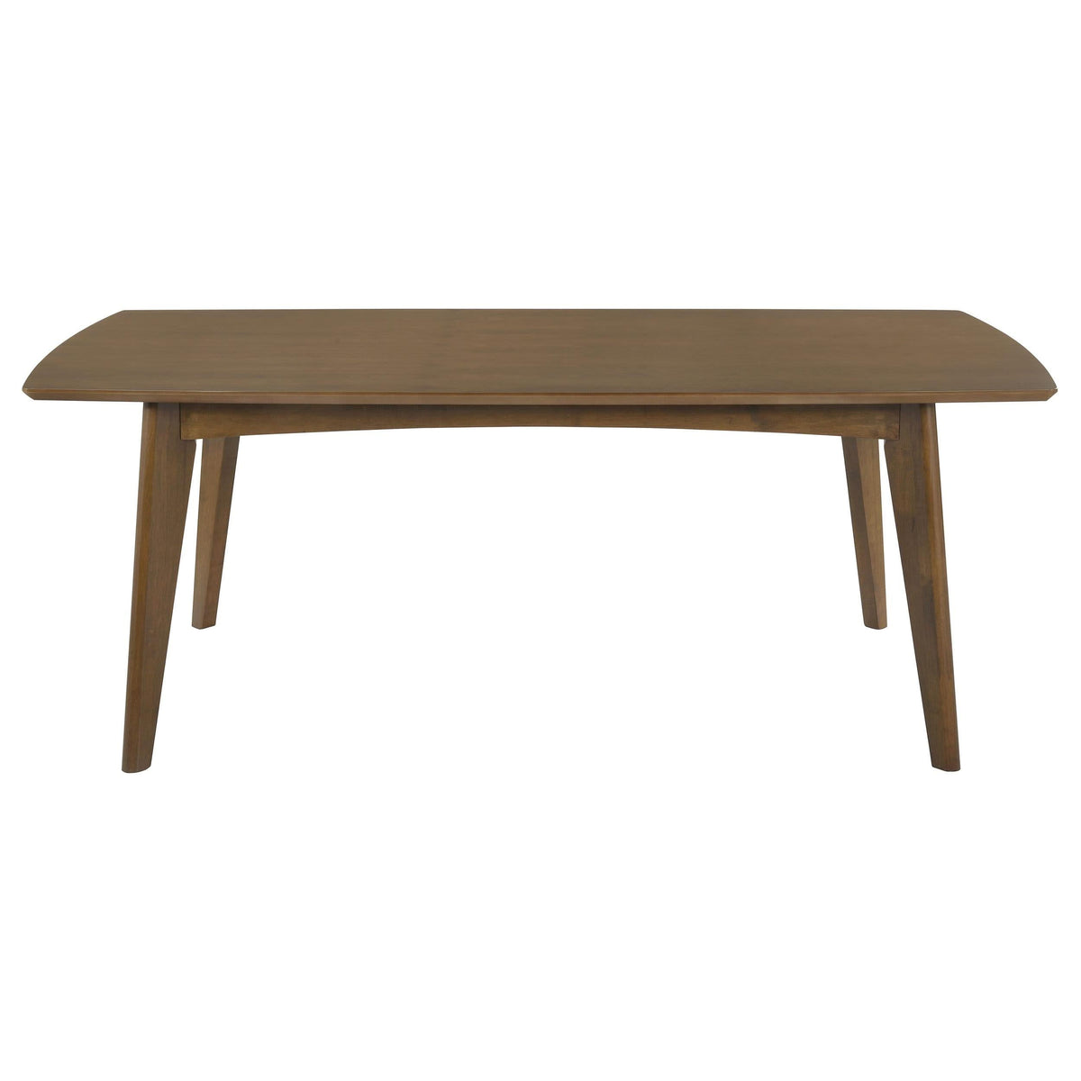 Mesa de comedor rectangular Malone de madera de 78 pulgadas en nogal oscuro