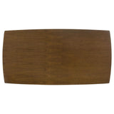 Mesa de comedor rectangular Malone de madera de 78 pulgadas en nogal oscuro