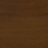 Silla de comedor acolchada Malone de madera en nogal oscuro (juego de 2)