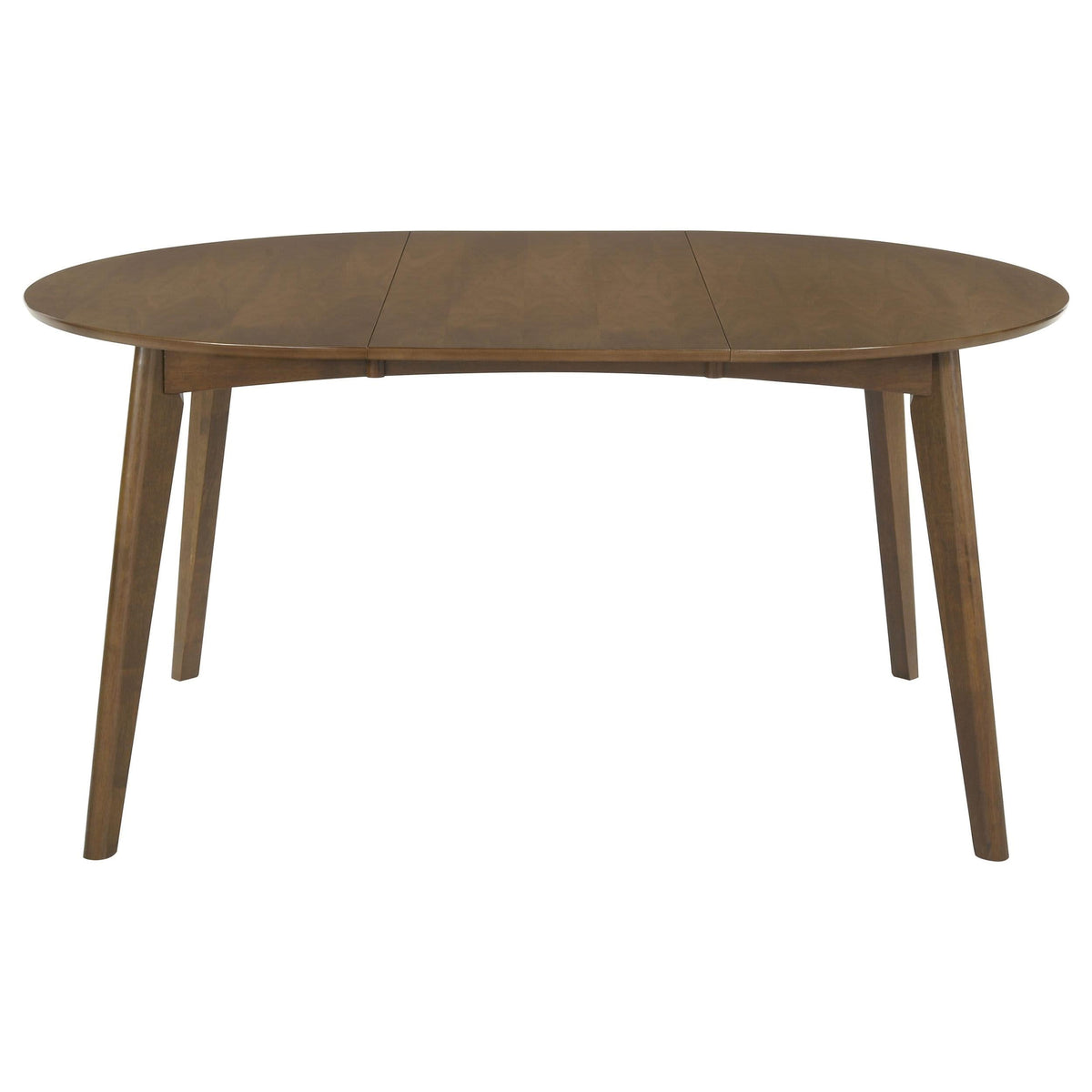 Juego de mesa de comedor ovalada Jedda de 5 piezas en nogal oscuro