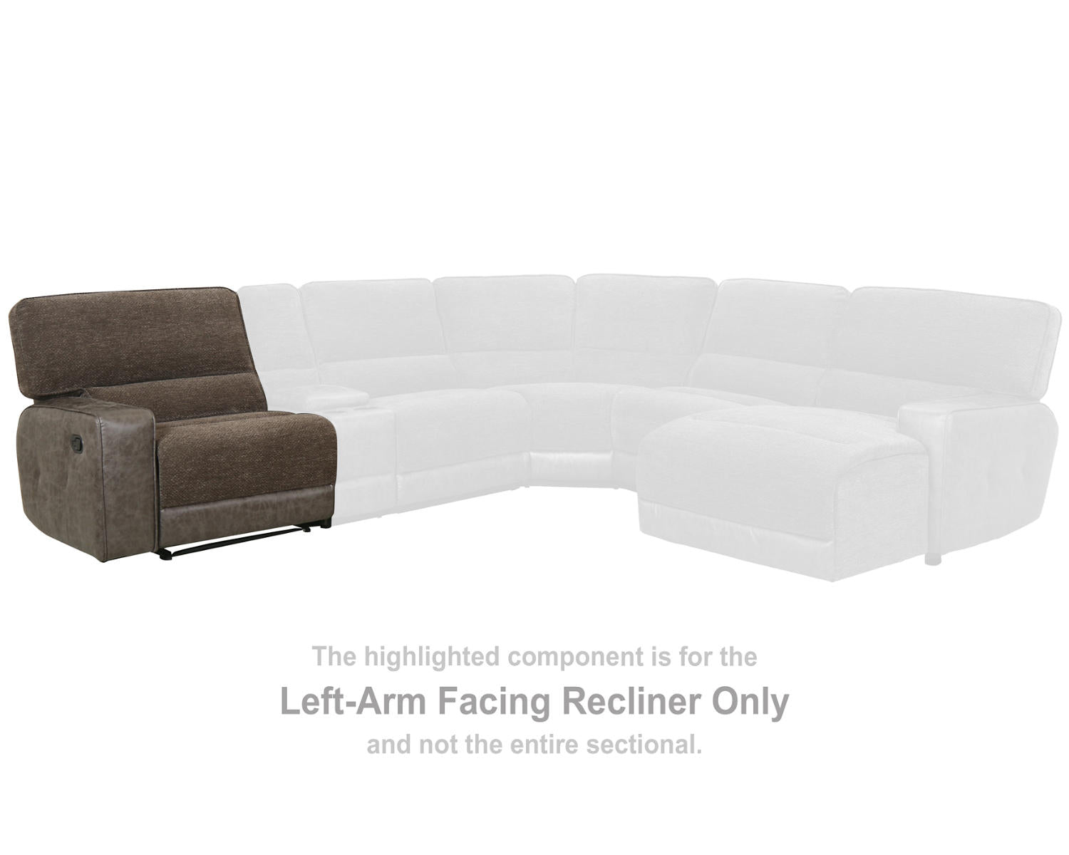 Dunbarton Left-Arm Facing Recliner