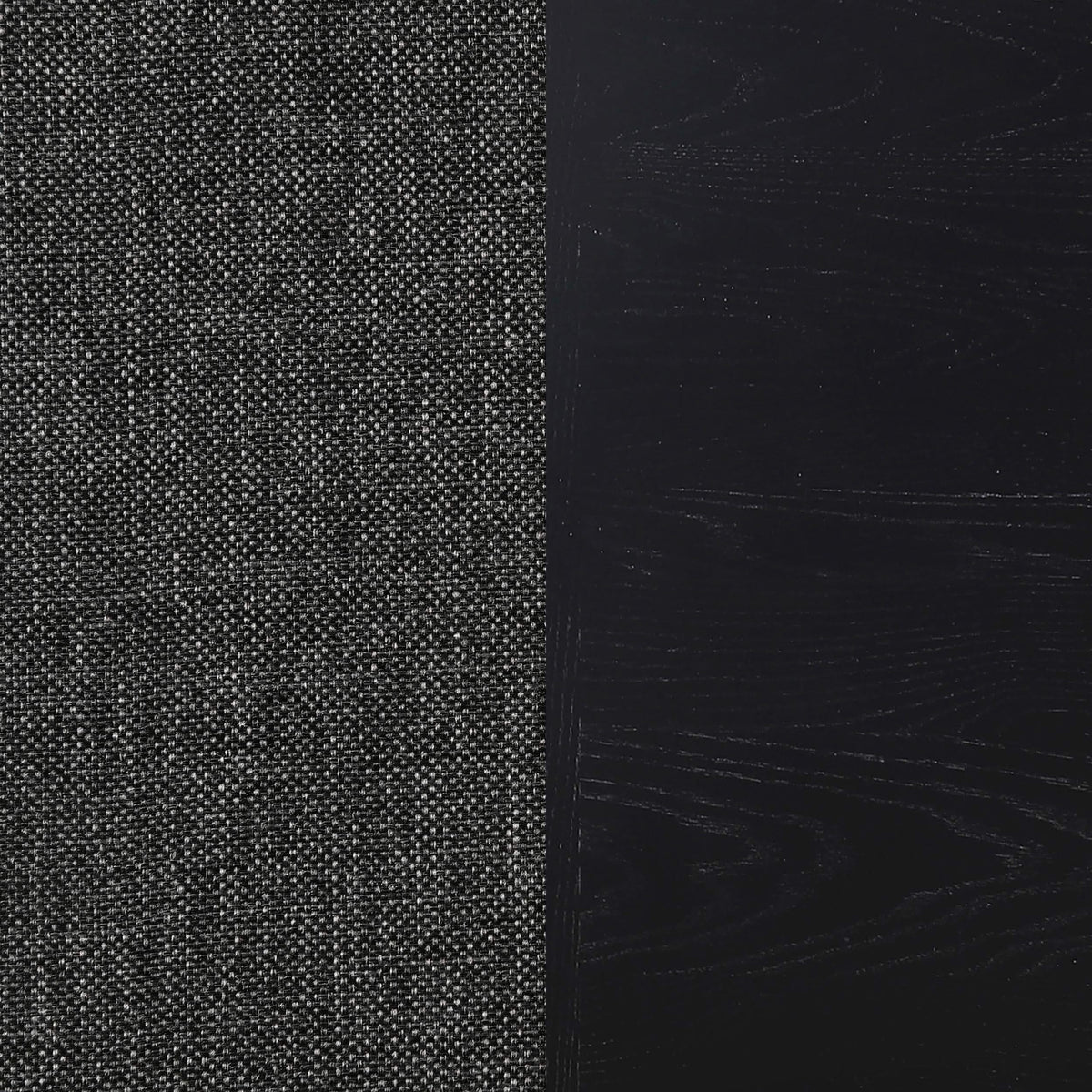 Juego de mesa de comedor rectangular Catherine de 5 piezas, color negro