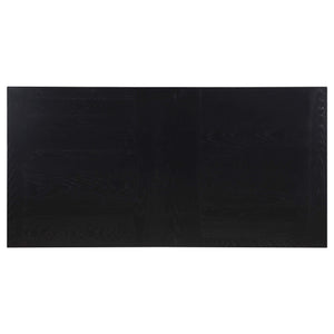 Catherine Rectangular 84-inch Wood Dining Table Black