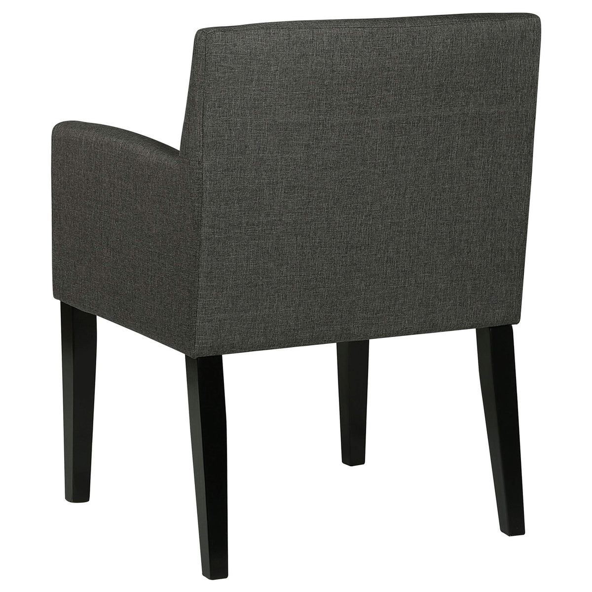 Sillón de comedor tapizado Catherine gris (juego de 2)