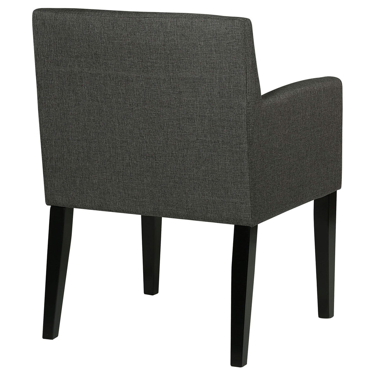 Sillón de comedor tapizado Catherine gris (juego de 2)