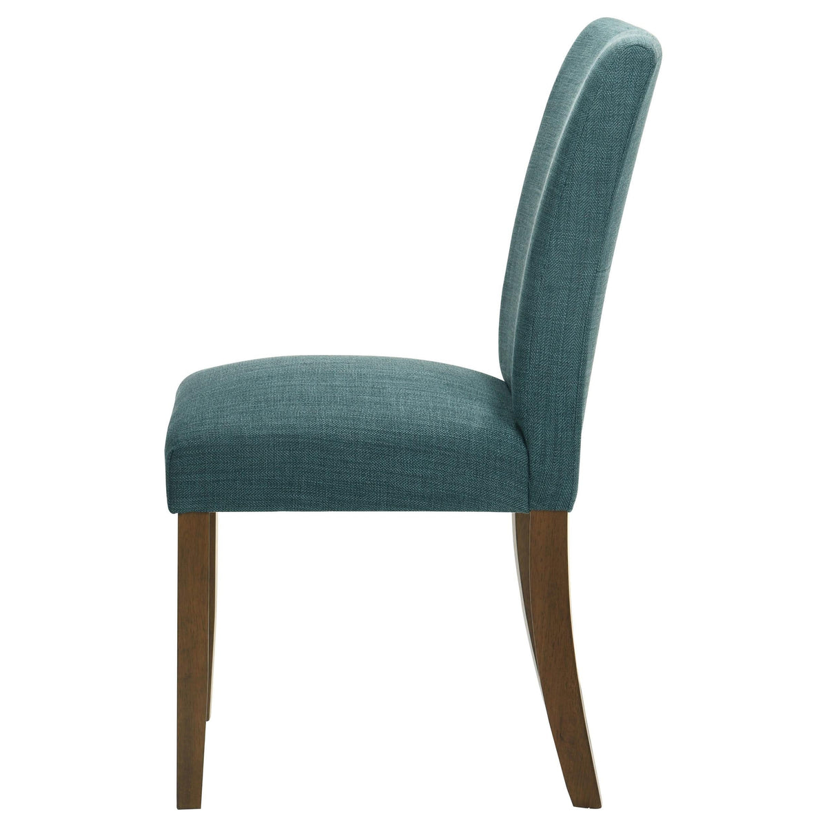 Silla de comedor tapizada Cantley azul verdoso (juego de 2)