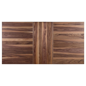 Juego de mesa de comedor rectangular de 7 piezas Spring Creek color chocolate