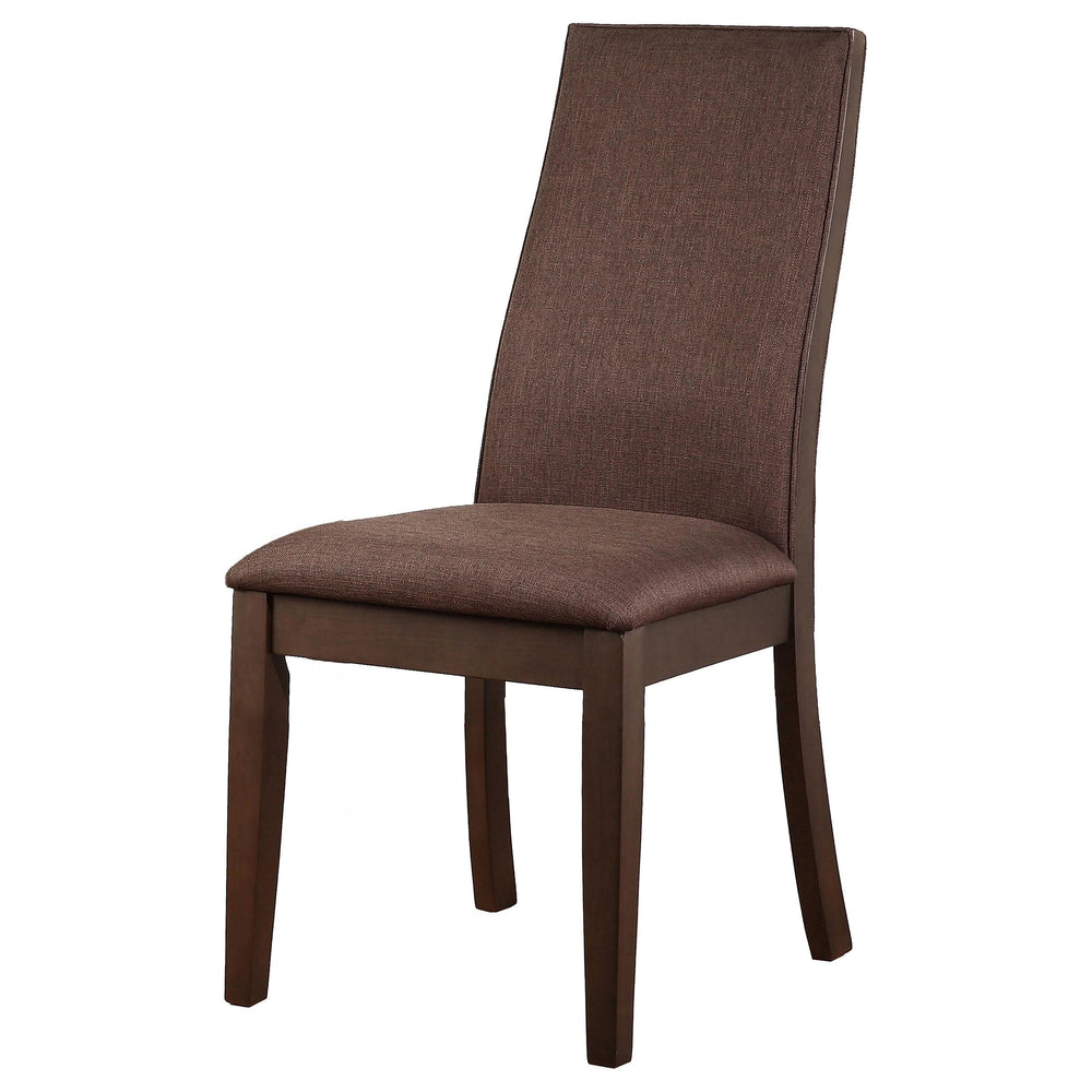 Juego de mesa de comedor rectangular de 7 piezas Spring Creek color chocolate