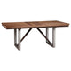 Mesa de comedor extensible Spring Creek de 77 pulgadas en nogal natural