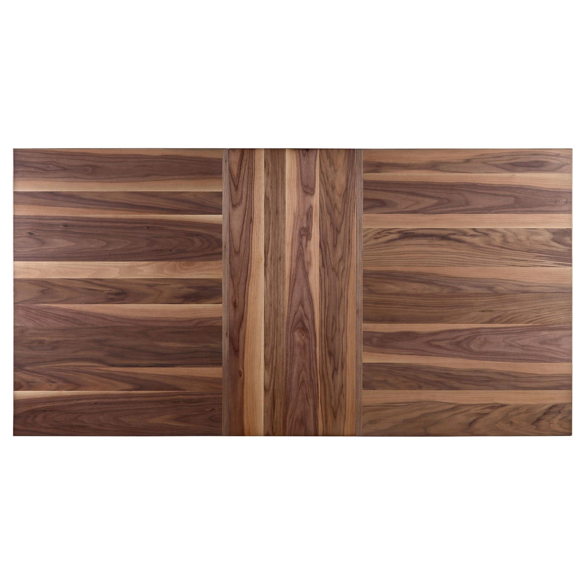 Mesa de comedor extensible Spring Creek de 77 pulgadas en nogal natural