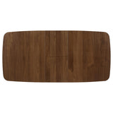 Juego de comedor rectangular Redbridge de 7 piezas en nogal natural