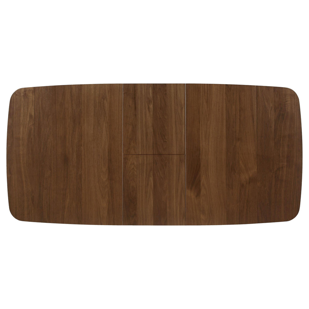 Juego de comedor rectangular de 7 piezas Redbridge en nogal natural