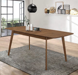 Mesa de comedor extensible Redbridge de 75 pulgadas en nogal natural