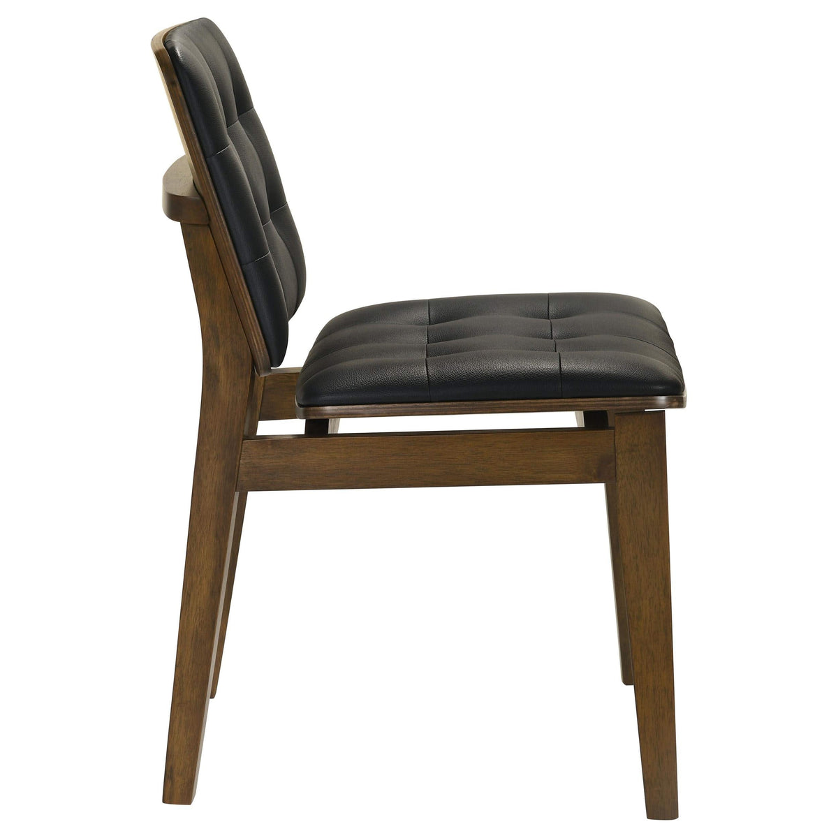 Silla de comedor tapizada Redbridge en nogal (juego de 2)