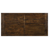 Juego de comedor rectangular Coleman de 5 piezas, marrón dorado rústico