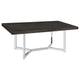 Mesa de comedor Benson de madera compuesta de 72 pulgadas, roble oscuro