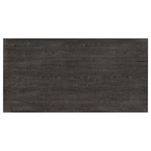 Mesa de comedor Benson de madera compuesta de 72 pulgadas, roble oscuro