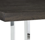 Mesa de comedor Benson de madera compuesta de 72 pulgadas, roble oscuro