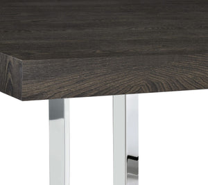 Mesa de comedor Benson de madera compuesta de 72 pulgadas, roble oscuro