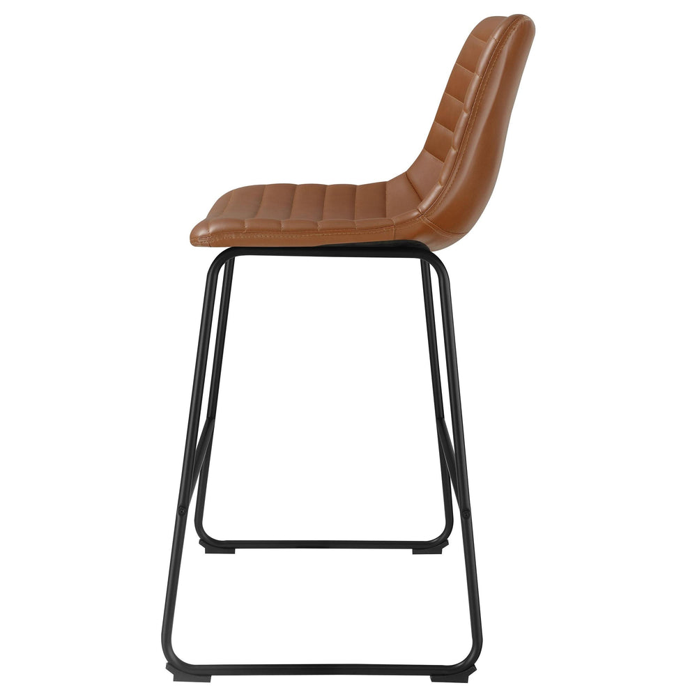Silla tapizada Zuni de altura de mostrador (juego de 2)