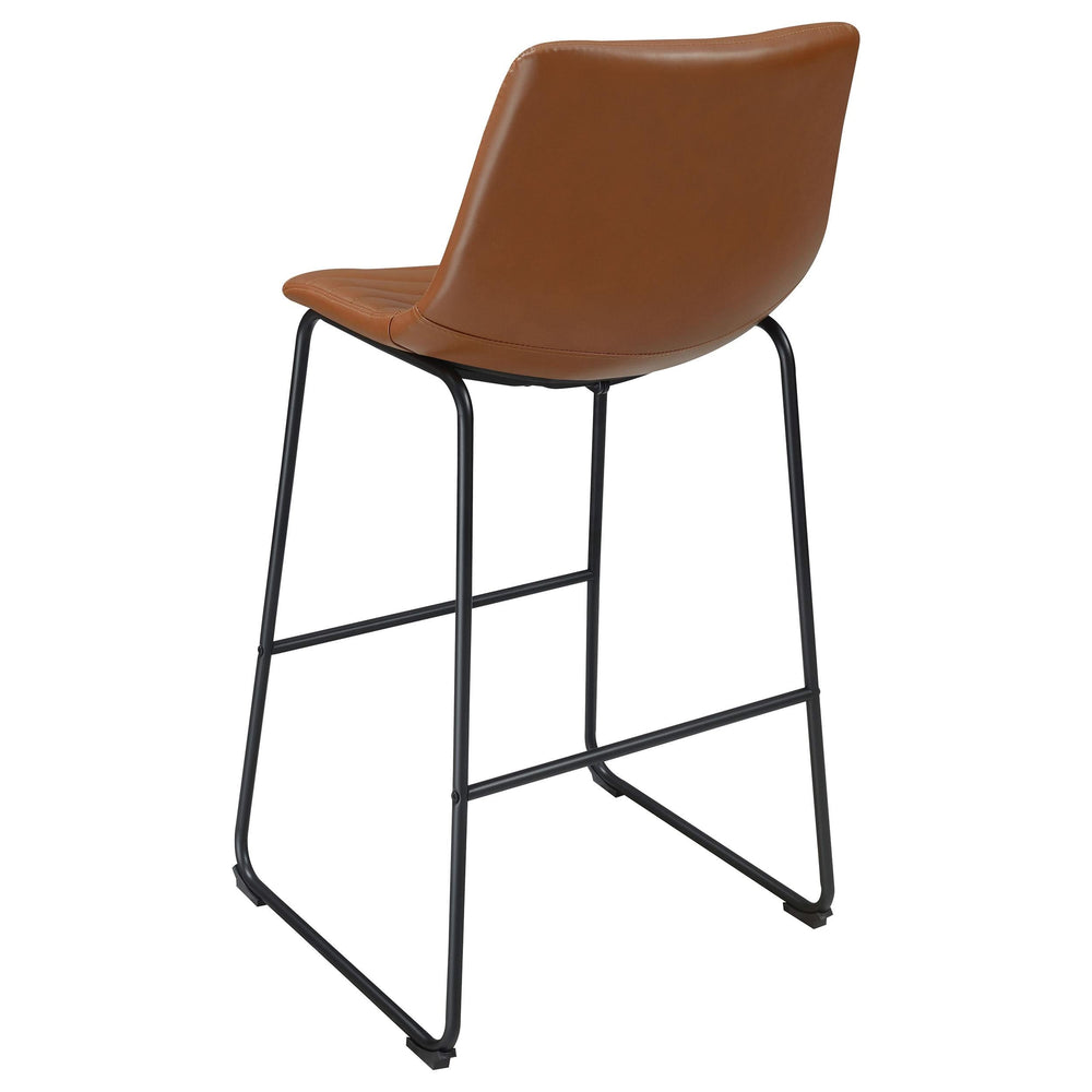 Silla tapizada Zuni de altura de mostrador (juego de 2)