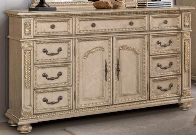 CAROLINA 5 Piece Real Wood Bedroom Set