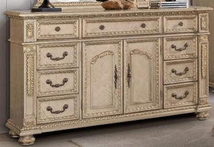 CAROLINA 5 Piece Real Wood Bedroom Set