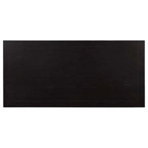 Juego de mesa de comedor rectangular Parkins de 5 piezas, color espresso rústico