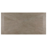 Mesa de comedor rectangular Cornelia de 82 pulgadas, gris costero