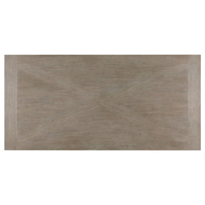 Mesa de comedor rectangular Cornelia de 82 pulgadas, gris costero