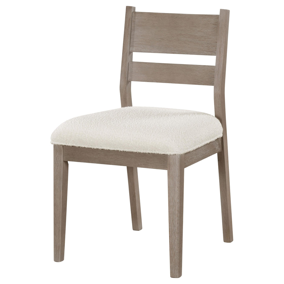 Silla de comedor de madera Cornelia, color gris costero (juego de 2)