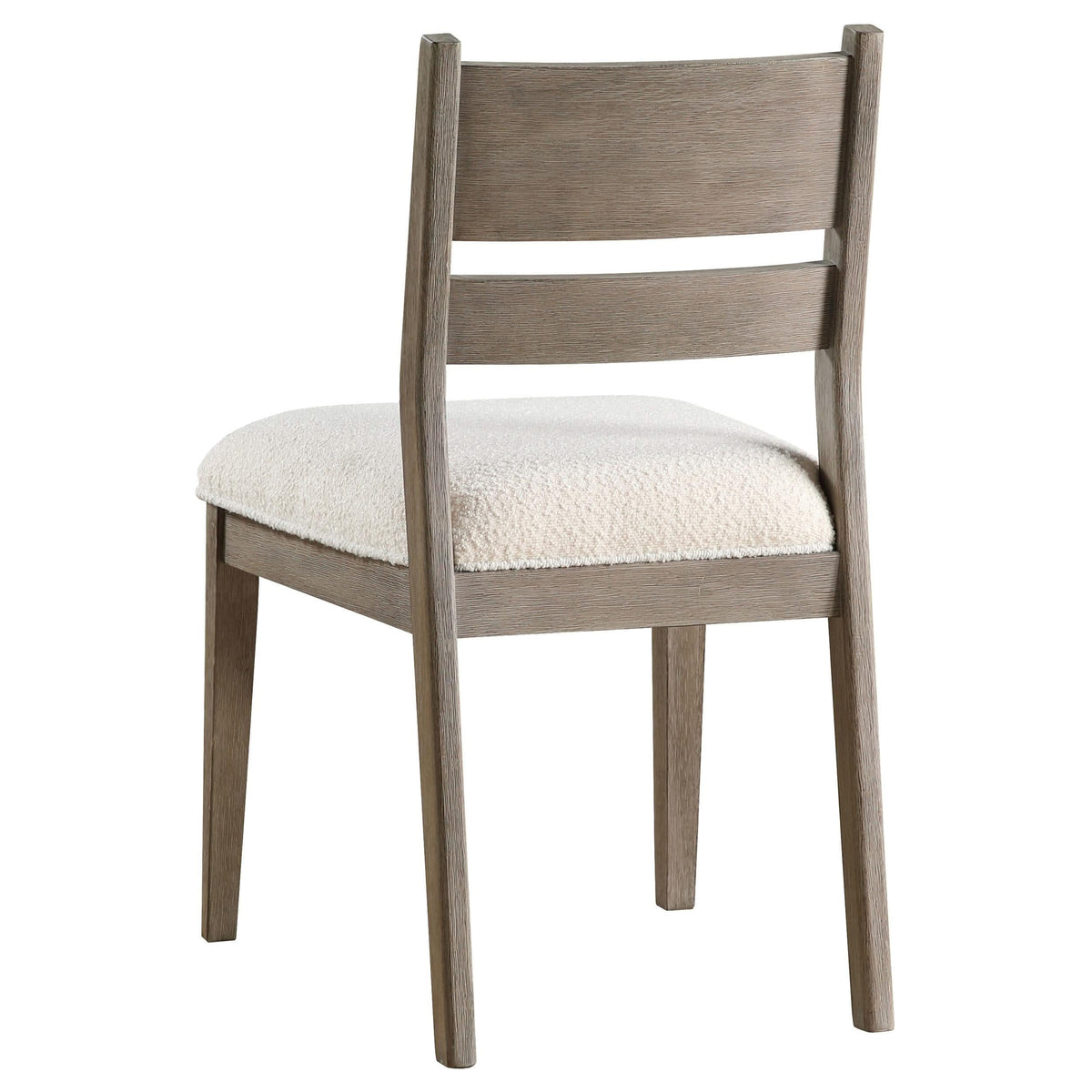 Silla de comedor de madera Cornelia, color gris costero (juego de 2)