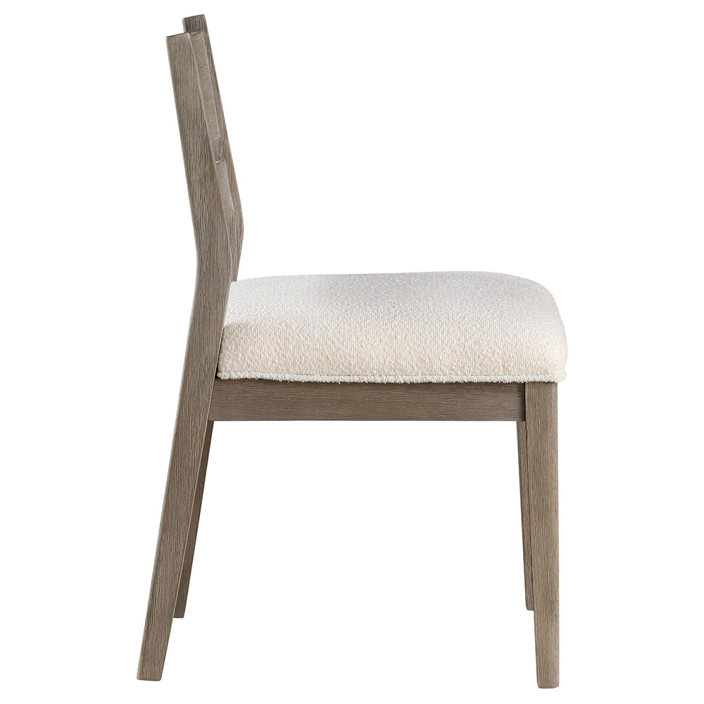 Silla de comedor de madera Cornelia, color gris costero (juego de 2)