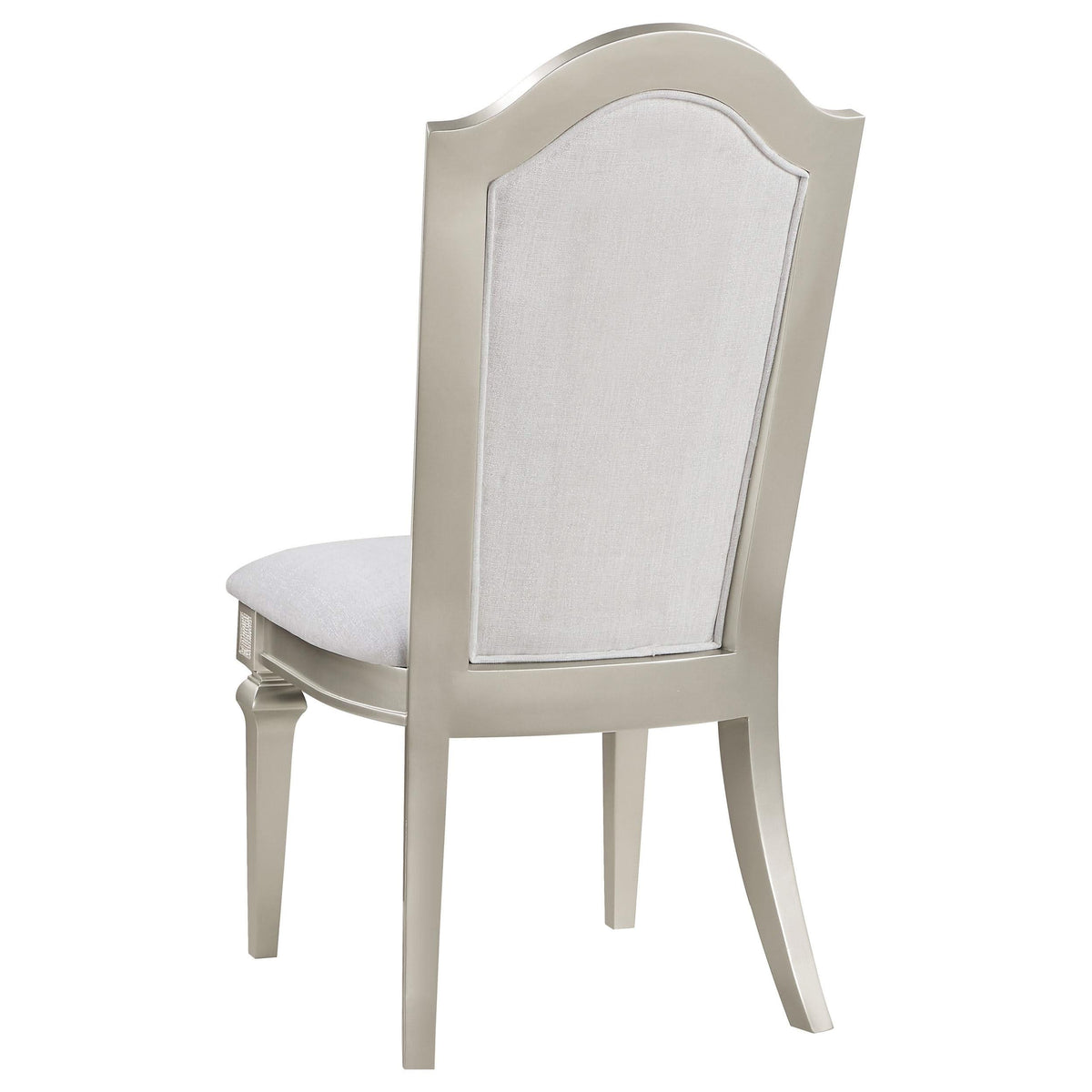 Juego de comedor Evangeline de 9 piezas con hojas extensibles en roble plateado