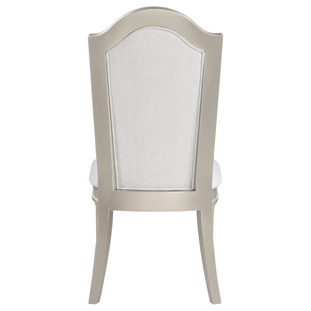 Silla de comedor Evangeline Wood de roble plateado (juego de 2)