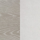 Silla de comedor Evangeline Wood con brazos en roble plateado (juego de 2)