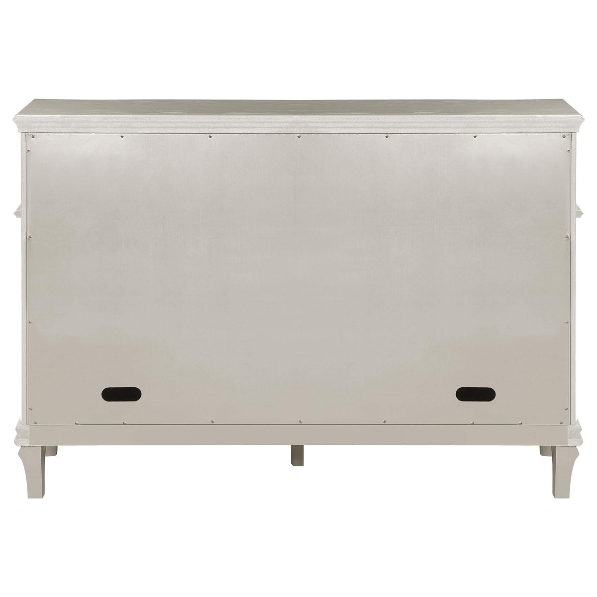 Evangeline 4-drawer Sideboard Buffet Cabinet Silver Oak