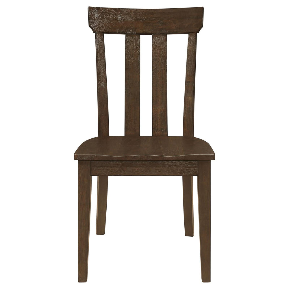 Juego de mesa de comedor rectangular de 5 piezas Reynolds en roble marrón