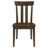 Juego de mesa de comedor rectangular de 5 piezas Reynolds en roble marrón
