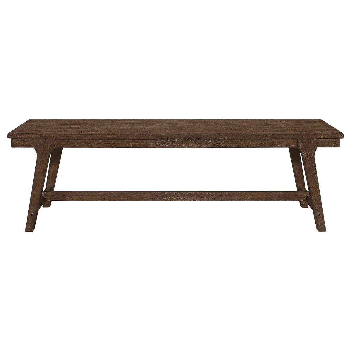 Juego de mesa de comedor rectangular Reynolds de 6 piezas en roble marrón
