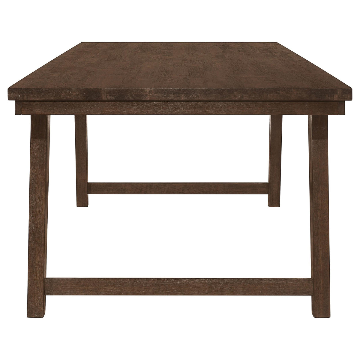 Juego de mesa de comedor rectangular Reynolds de 7 piezas en roble marrón
