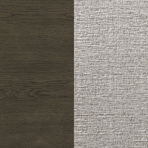 Juego de mesa de comedor rectangular Kelly de 5 piezas, gris oscuro